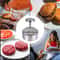 Adjustable Stainless Steel Burger Patty Maker Press For Perfect Homemade Patties 5