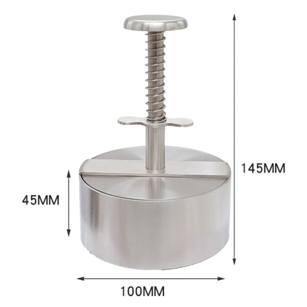 Adjustable Stainless Steel Burger Patty Maker Press For Perfect Homemade Patties 7