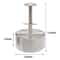 Adjustable Stainless Steel Burger Patty Maker Press For Perfect Homemade Patties 7