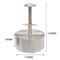 Adjustable Stainless Steel Burger Patty Maker Press For Perfect Homemade Patties 8