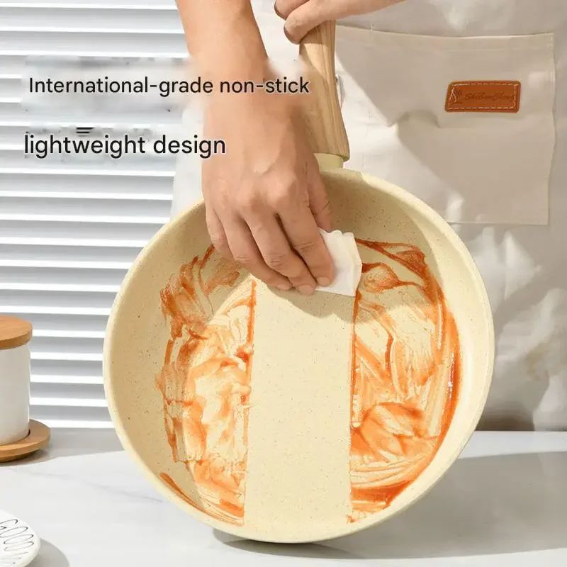 Premium Maifan Stone Nonstick Frying Pan Induction Wok Pan 2