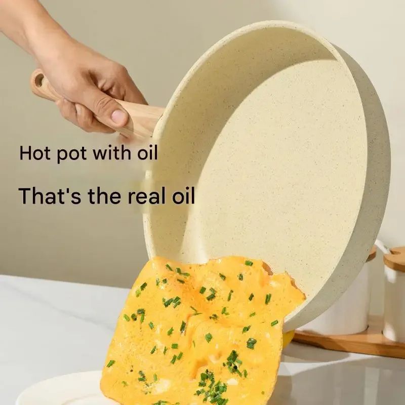 Premium Maifan Stone Nonstick Frying Pan Induction Wok Pan 3