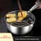 Japanese Tempura Fryer Pot Stainless Steel Deep Fryer Pot For Crispy Home Cooking 0