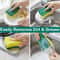 UltraClean DualSided Dish Cleaning Sponge With Rust Removal Brush 50pcs 5
