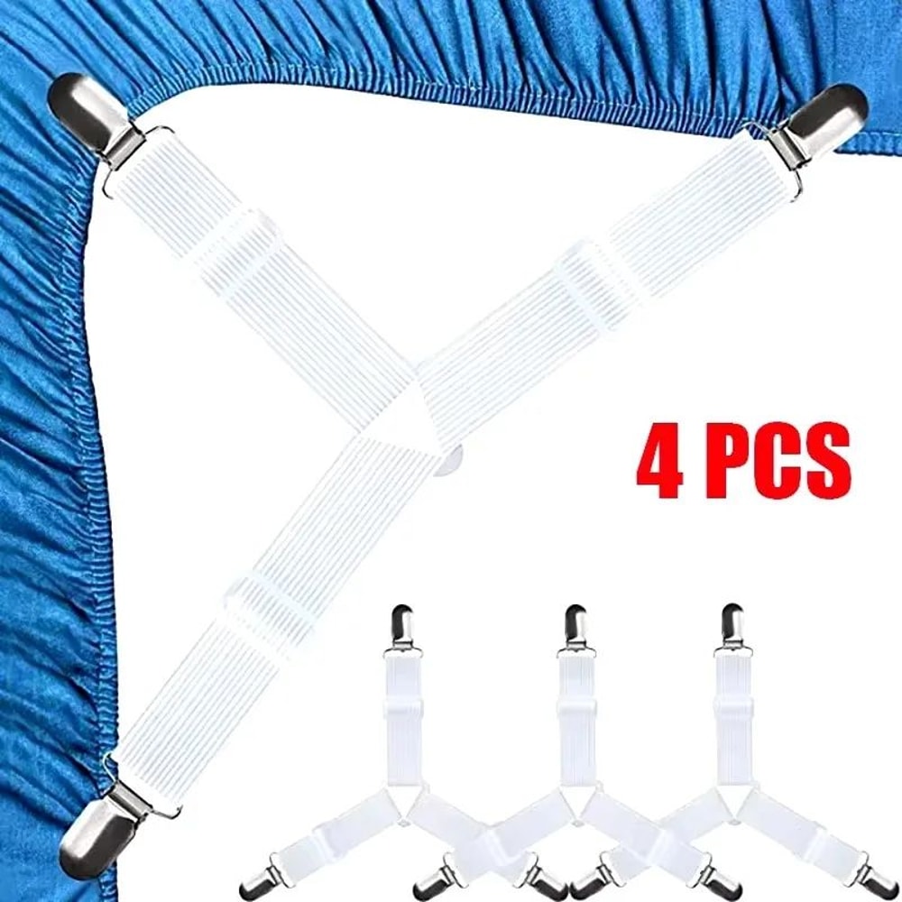12Clip Bed Sheet Clips Adjustable Sheet Fasteners For Bedding Sofa Covers And Blankets 9