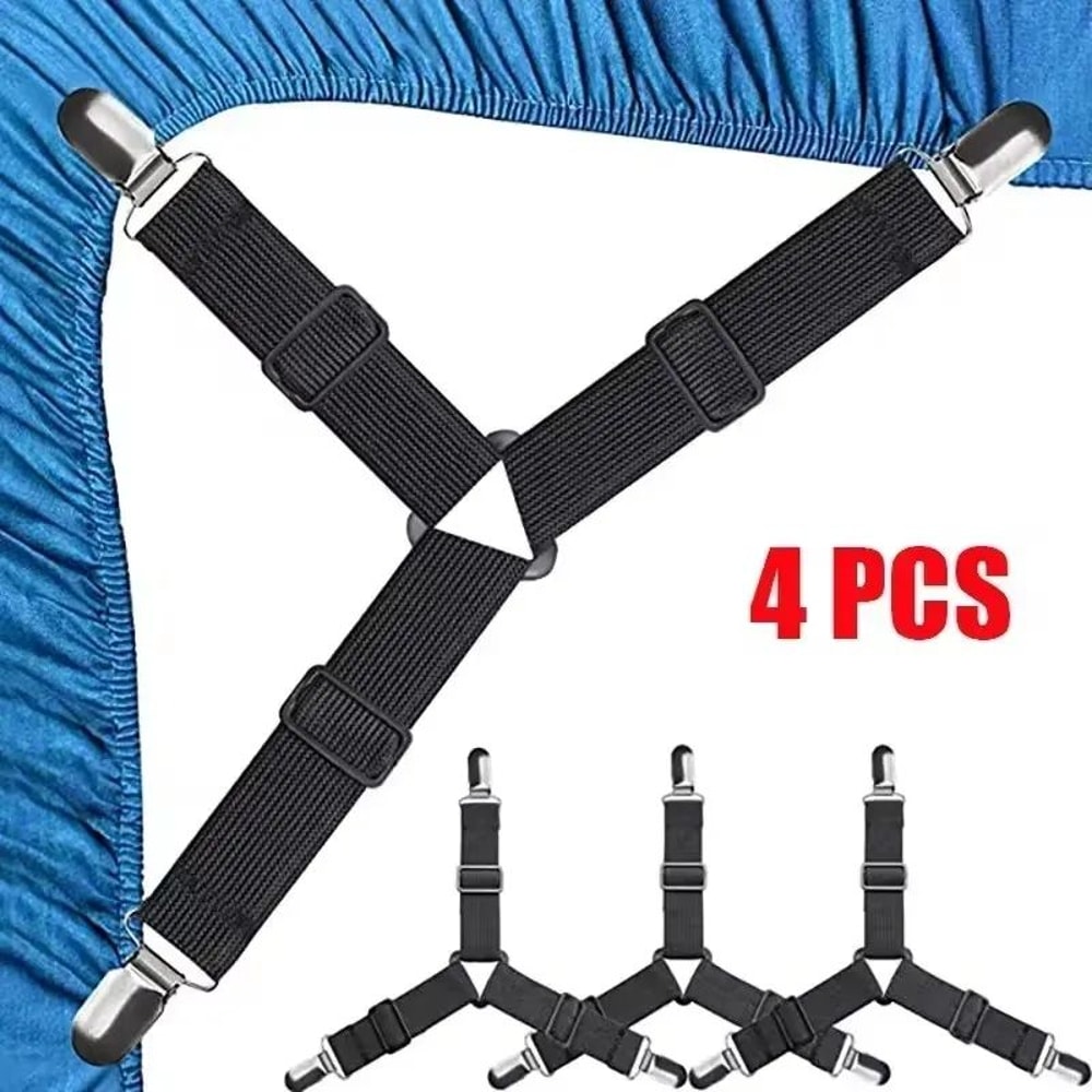 12Clip Bed Sheet Clips Adjustable Sheet Fasteners For Bedding Sofa Covers And Blankets 8