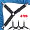 12Clip Bed Sheet Clips Adjustable Sheet Fasteners For Bedding Sofa Covers And Blankets 8