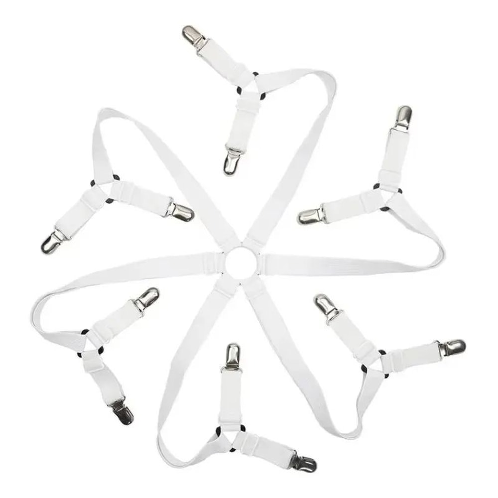 12Clip Bed Sheet Clips Adjustable Sheet Fasteners For Bedding Sofa Covers And Blankets 7