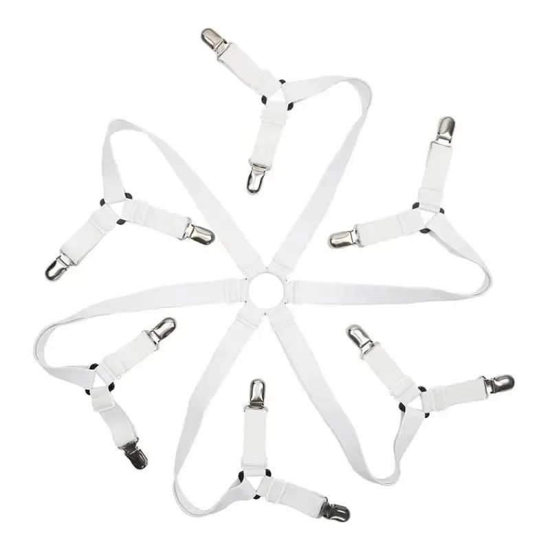 12Clip Bed Sheet Clips Adjustable Sheet Fasteners For Bedding Sofa Covers And Blankets 7
