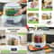 360 Rotating Food Dispenser Airtight Grain Storage Container 1