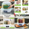 360 Rotating Food Dispenser Airtight Grain Storage Container 1
