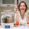 360 Rotating Food Dispenser Airtight Grain Storage Container 2