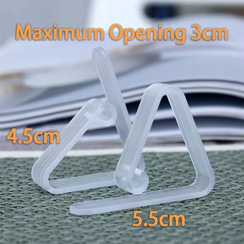 CrystalGrip Transparent AntiSlip Tablecloth Clips 1020 Pack 5