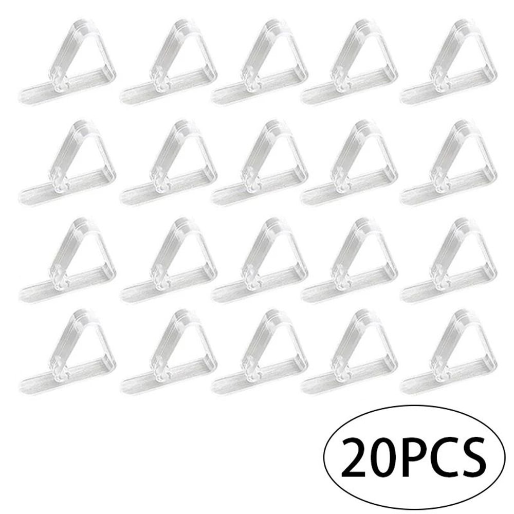 CrystalGrip Transparent AntiSlip Tablecloth Clips 1020 Pack 8
