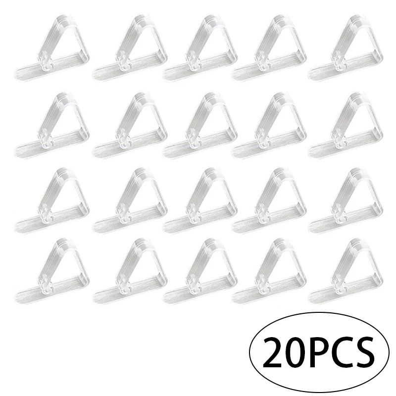 CrystalGrip Transparent AntiSlip Tablecloth Clips 1020 Pack 8