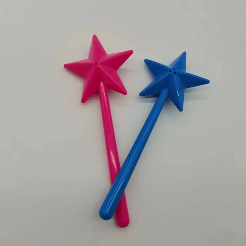 Magic Wand Salt Pepper Shaker Set Refillable Star Spice Dispensers 2