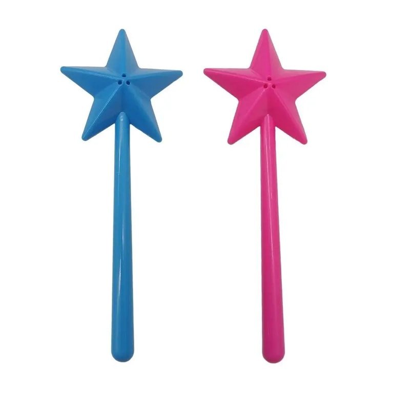 Magic Wand Salt Pepper Shaker Set Refillable Star Spice Dispensers 15