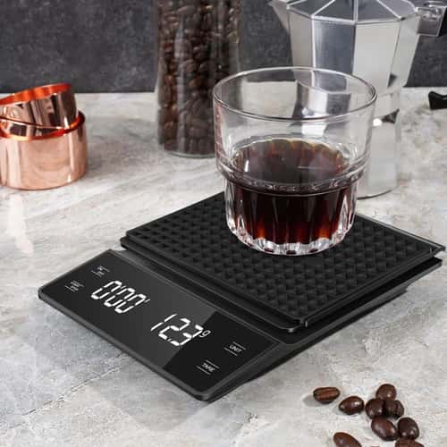 Precision Brew Digital Coffee Scale with Timer for Espresso & Pour Over