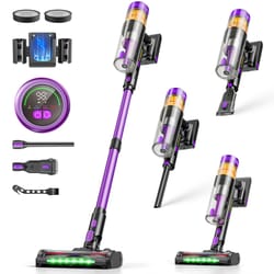 flybroom cordless vacuum cleaner 650w 48kpa stick vacuum for pet hair and hard floors