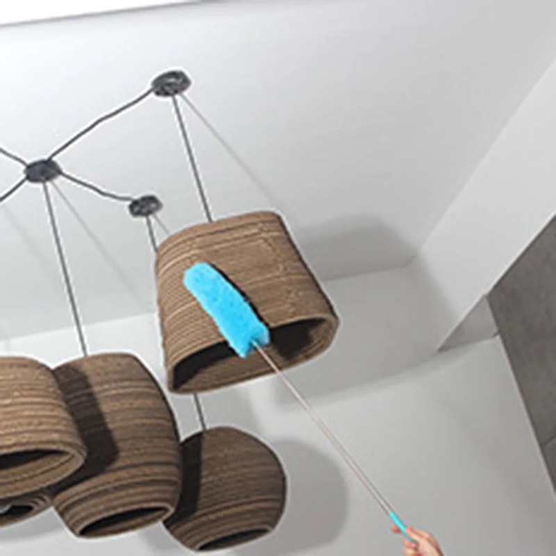 Extendable Microfiber Duster With Telescopic Handle For HardtoReach Cleaning 1