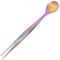 Precision Chef Plating Tweezers Stainless Steel Tasting Spoon Set 2