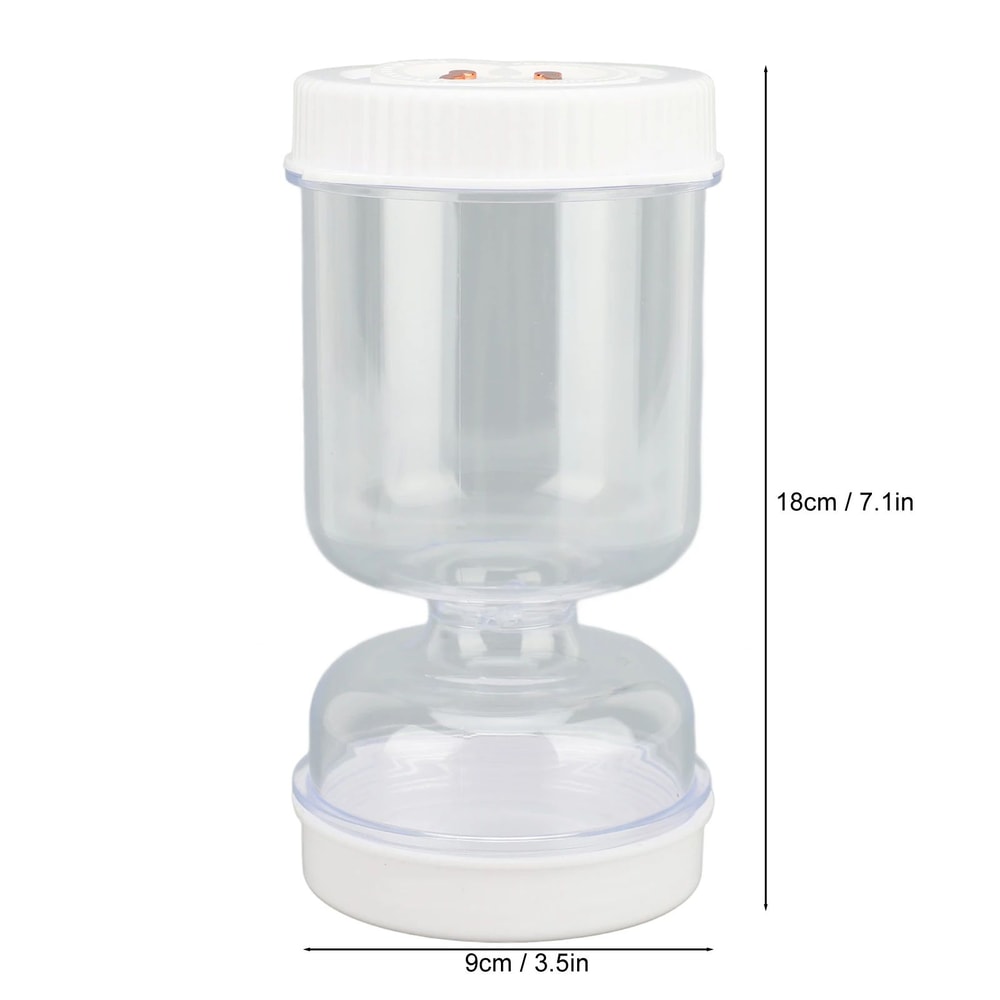 Flip Drain Pickle Jar With Strainer Leakproof Hourglass Olive Separator Container 1