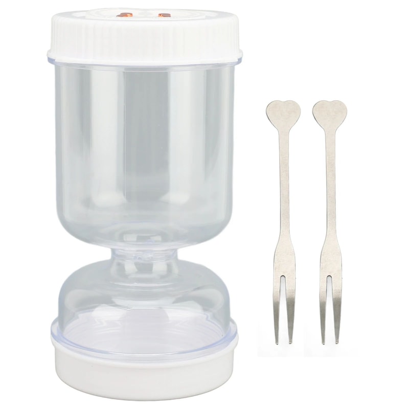 Flip Drain Pickle Jar With Strainer Leakproof Hourglass Olive Separator Container 5