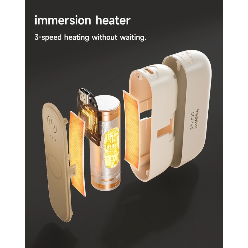 2in1 Magnetic Rechargeable Hand Warmer Portable Pocket Heater 1