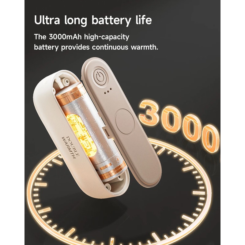 2in1 Magnetic Rechargeable Hand Warmer Portable Pocket Heater 2