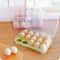 Premium Stackable Egg Storage Container With Lid Shockproof Egg Holder For Fridge Organizer 0