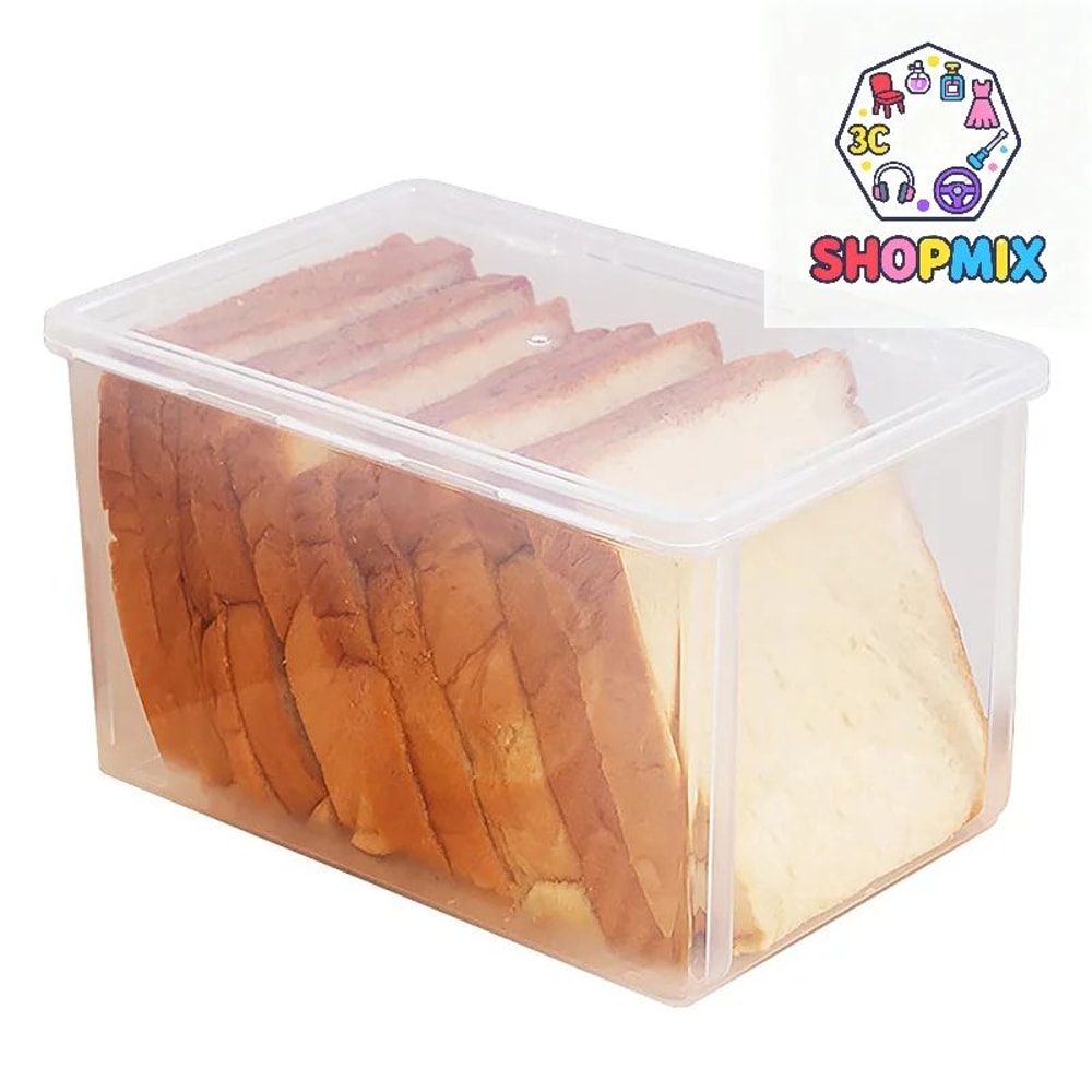 CrystalSeal Airtight Bread Storage Container With Freshness Lock 0