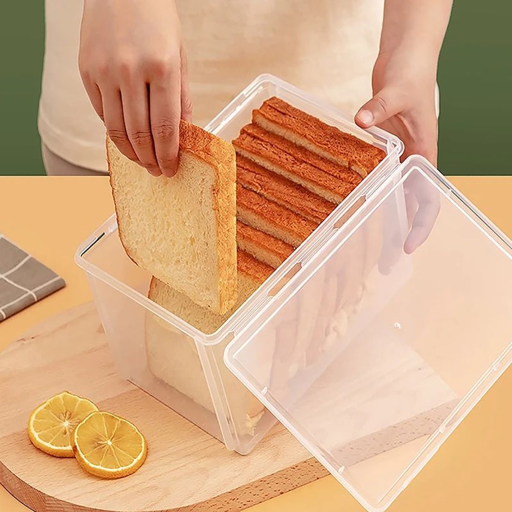 CrystalSeal Airtight Bread Storage Container With Freshness Lock 3