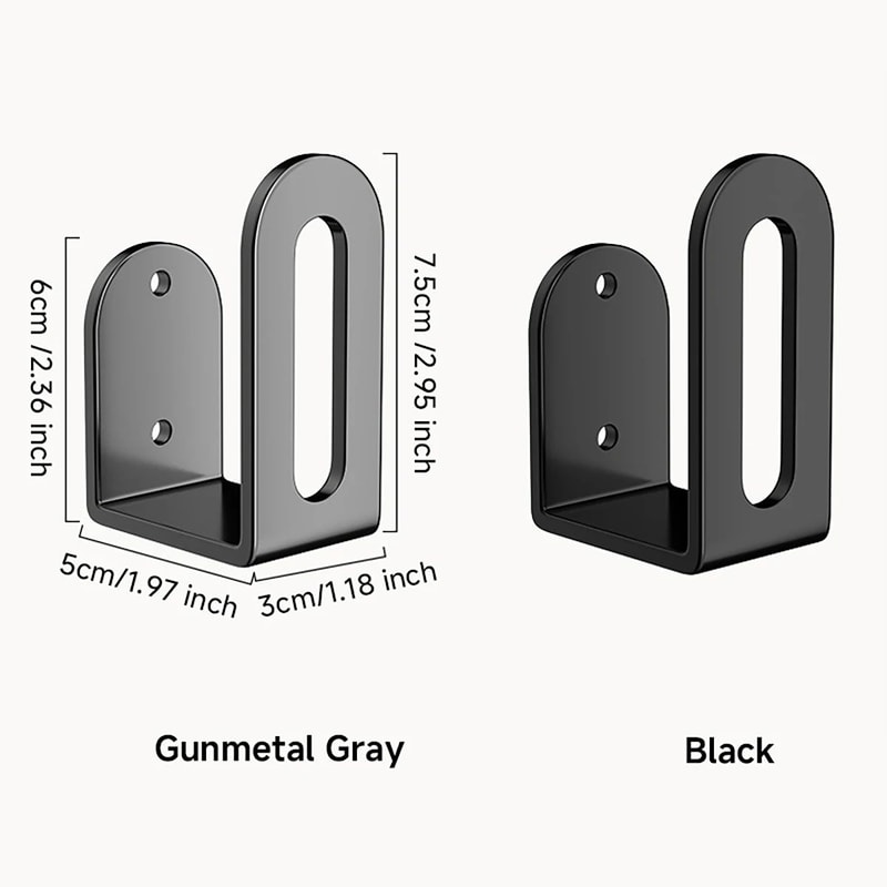 2Pack Wall Mounted Pan Lid Holder And Adhesive Cutting Board Organizer 5