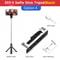AllinOne Bluetooth Selfie Stick Tripod With Light Remote For IPhone And Smartphones 9