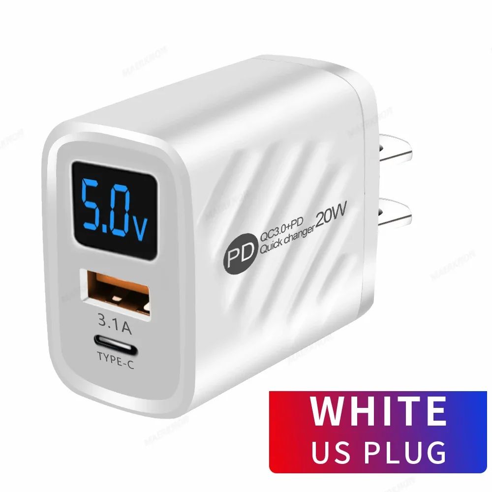 20W USBC PD Fast Charger Wall Adapter For IPhone Android 9