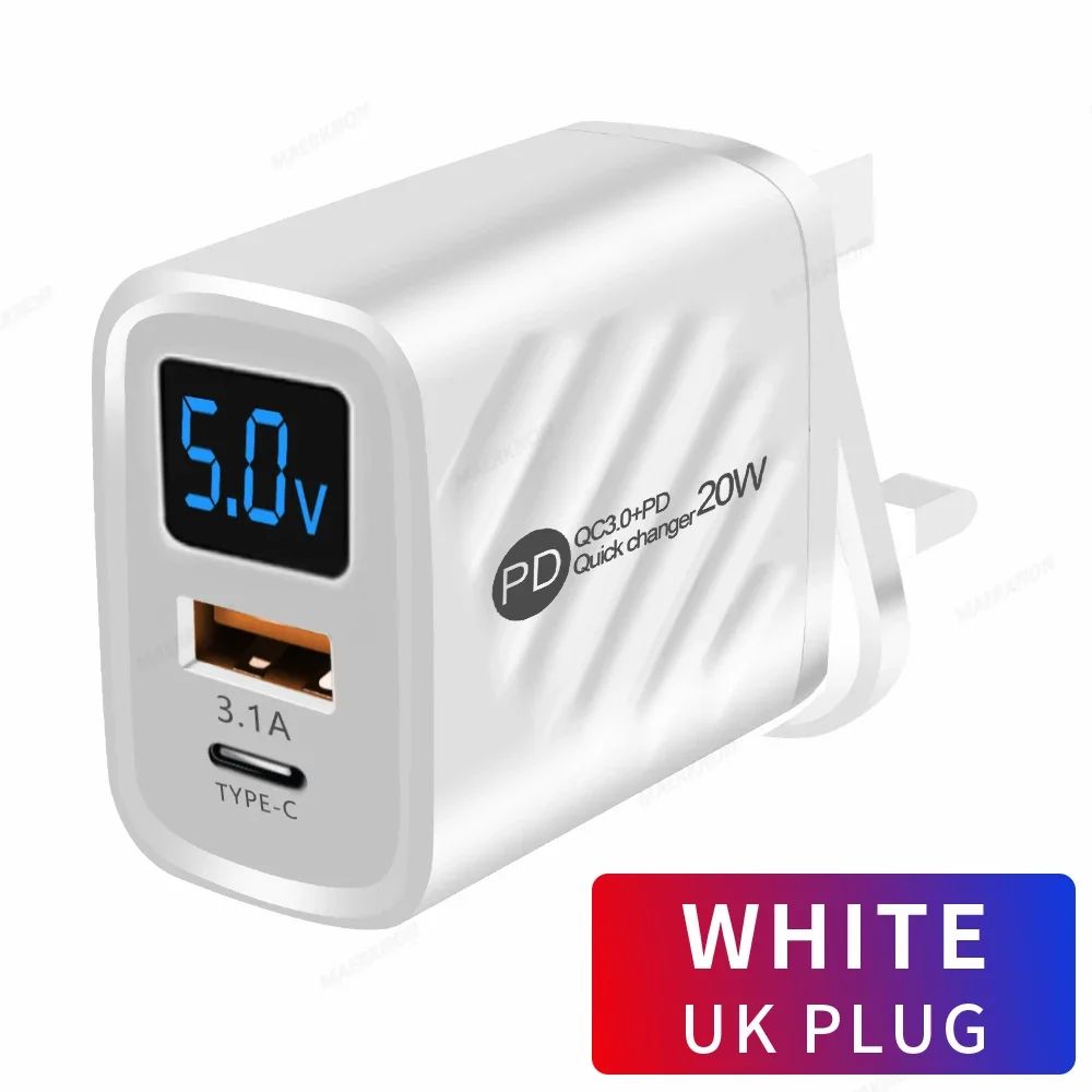 20W USBC PD Fast Charger Wall Adapter For IPhone Android 11