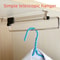 PullOut Clothes Rod Adjustable Foldable Wardrobe Hanger SpaceSaving Organizer 4