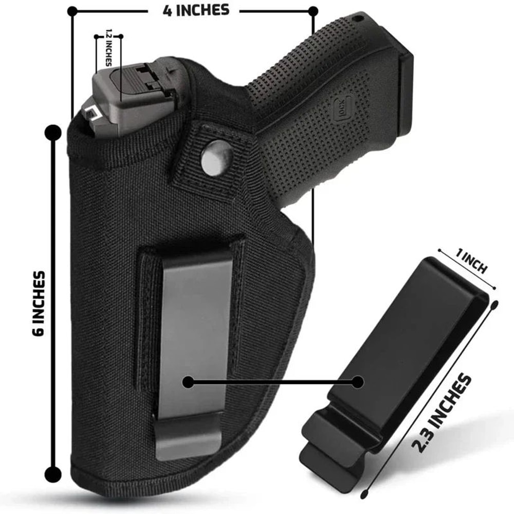 Universal Concealed Carry Holster Adjustable OWB IWB Glock Holster For Secure Everyday Defense 1
