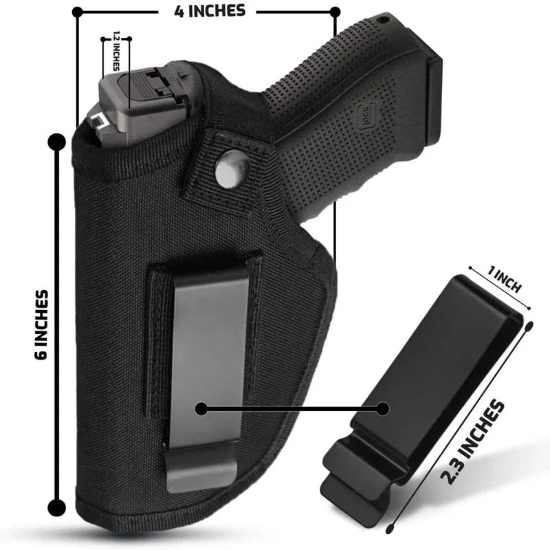 Universal Concealed Carry Holster Adjustable OWB IWB Glock Holster For Secure Everyday Defense 1