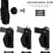 Universal Concealed Carry Holster Adjustable OWB IWB Glock Holster For Secure Everyday Defense 2