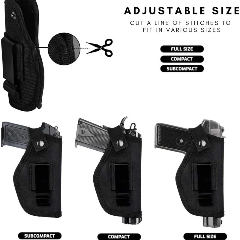 Universal Concealed Carry Holster Adjustable OWB IWB Glock Holster For Secure Everyday Defense 2