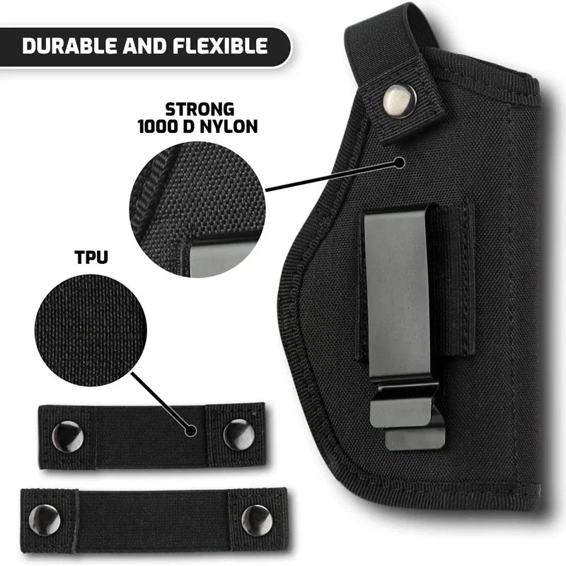 Universal Concealed Carry Holster Adjustable OWB IWB Glock Holster For Secure Everyday Defense 0