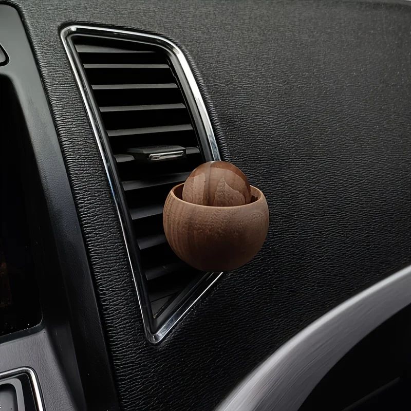 Natural Wood Mini Essential Oil Diffuser For Car And Home 2