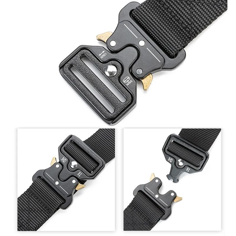 Quick Release Tactical Belt For Men Women Adjustable Nylon Military Belt 4