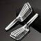 Premium Stainless Steel Kitchen Tongs Multifunction Serving Cooking Grip Tool 1