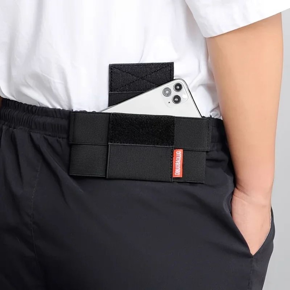 SlimFit Running Phone Waist Bag Invisible Elastic Sports Waist Pouch For HandsFree Comfort 4