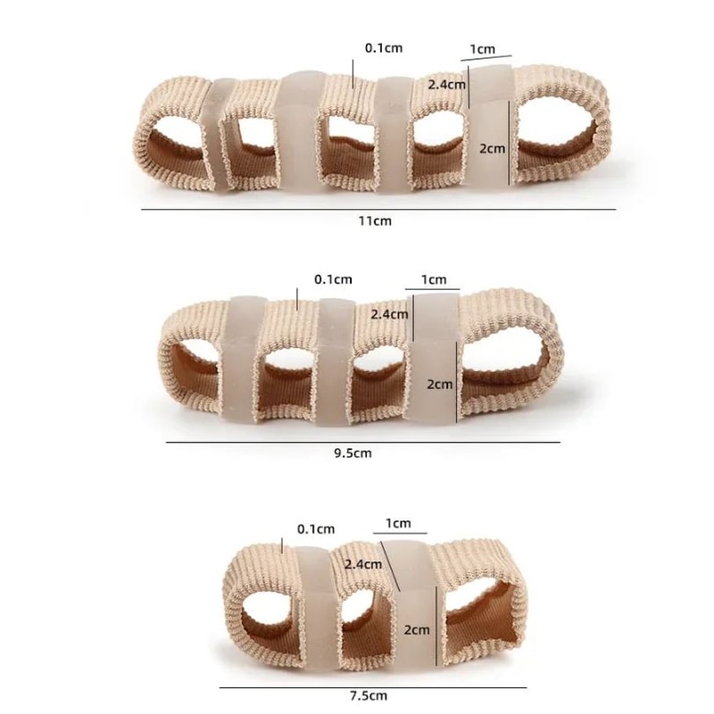 ComfortAlign Silicone Toe Separator Bunion Corrector For Gentle Foot Realignment 5