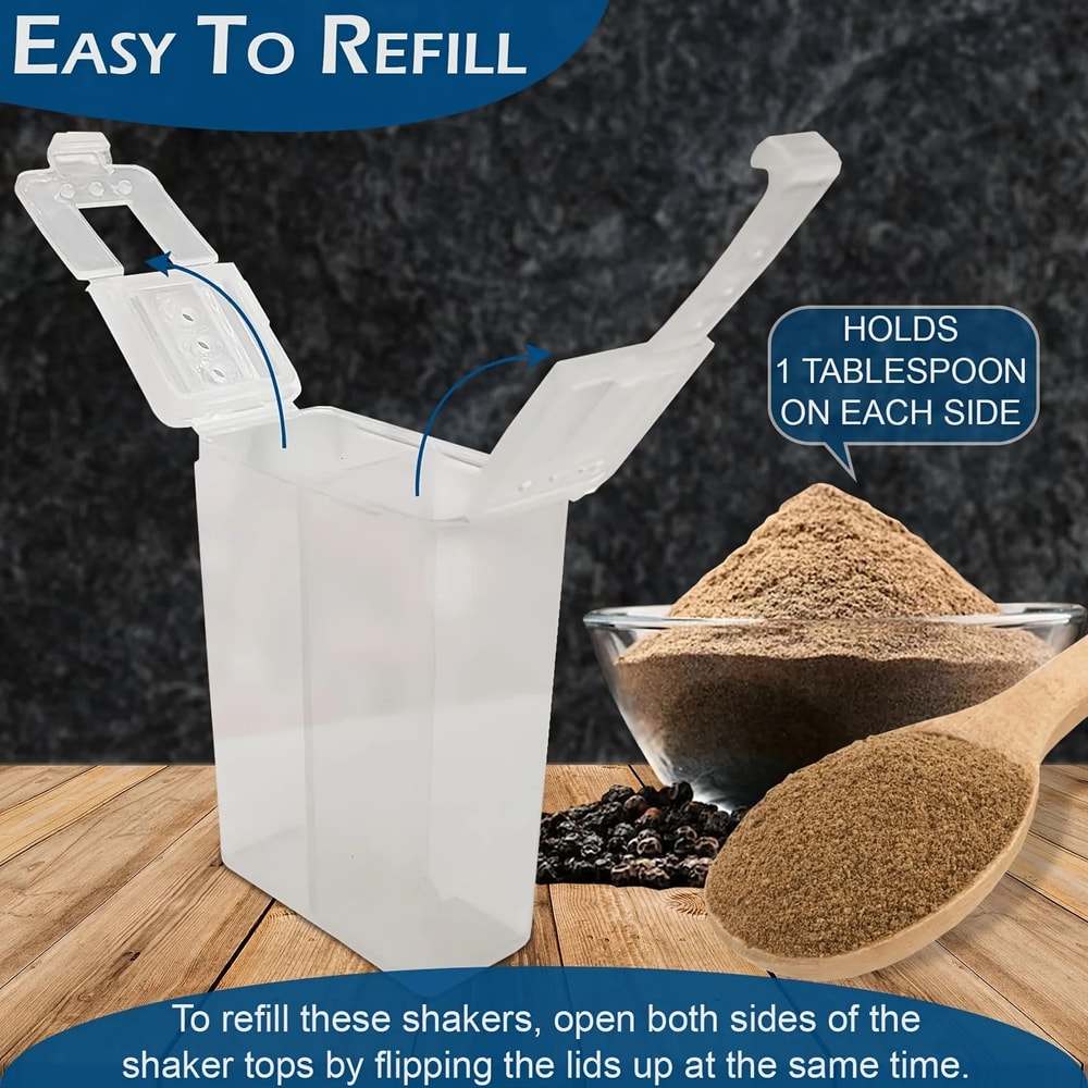 2in1 Camping Seasoning Shaker Portable Spice Container For BBQ Outdoor Cooking 2