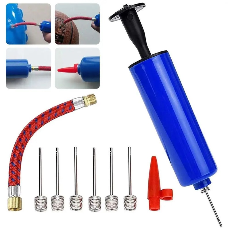 Portable Ball Pump With Flexible Hose Quick Inflate Basketball Pump For All Sports 1