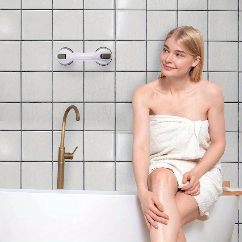 SecureGrip Suction Grab Bars For Bathroom Safety Elderly Support 1